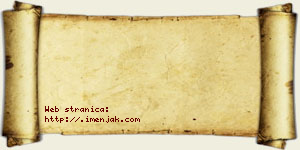 Jesenka Miljaković vizit kartica